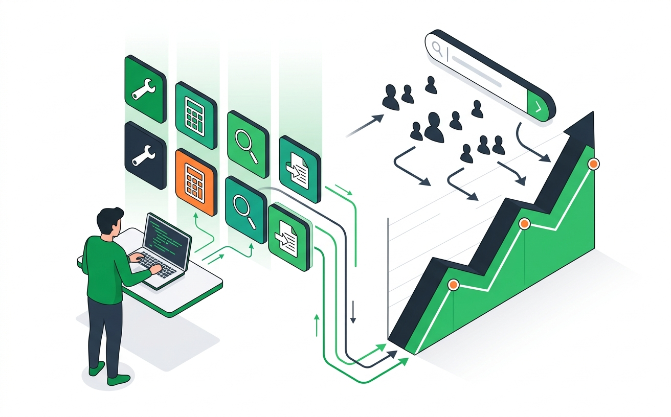 Engineering as Marketing: How Founders Use Free Tools to Drive $10K-$100K MRR